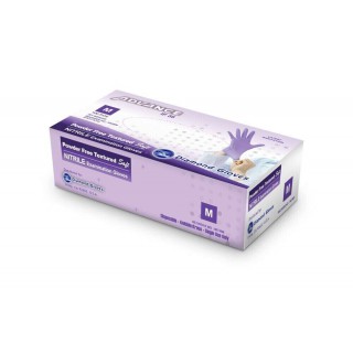 Advance Diamond Gloves, Powder-Free, Nitrile Examination Gloves, IF 38 Size M, 100pcs/box